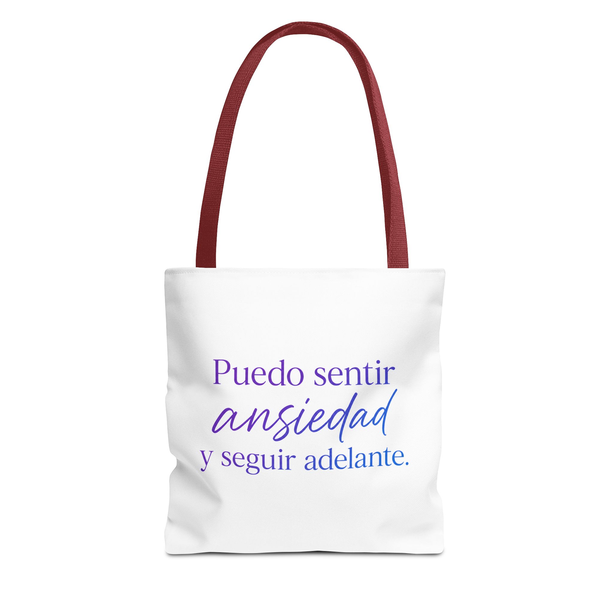 Bolso Tote Motivacional “Puedo Sentir Ansiedad y Seguir Adelante” | Reusable Tote Bag | Regalo de Bienestar y Salud Mental - Imagen 5