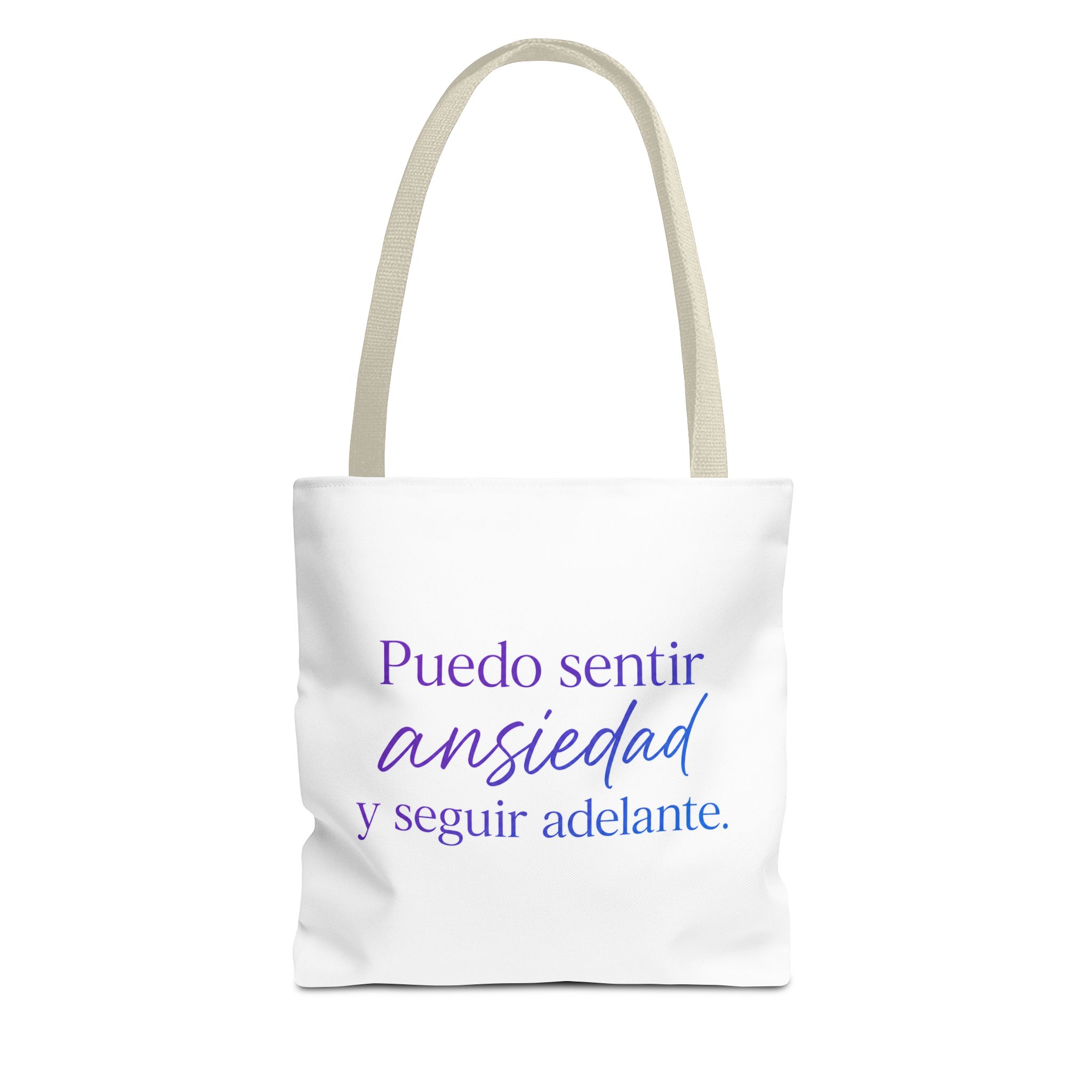 Bolso Tote Motivacional “Puedo Sentir Ansiedad y Seguir Adelante” | Reusable Tote Bag | Regalo de Bienestar y Salud Mental - Imagen 13